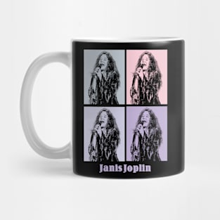 Janis Joplin 80s Pop Art Mug